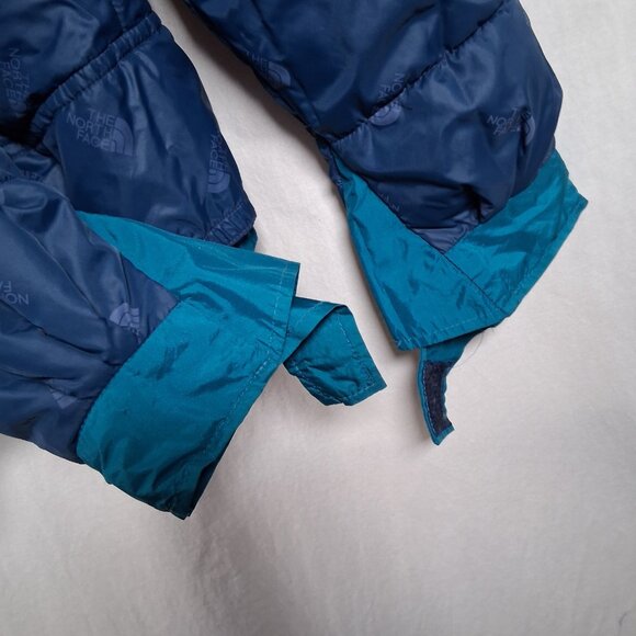 Vintage 1990s North Face Extreme Jacket Women 10 Teal Snow Ski Gore Tex Winter - Picture 11 of 16